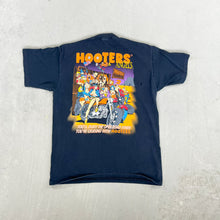 Load image into Gallery viewer, F- Vintage Hooters Angels Motorcycle Graphic Single Stitch Tee

