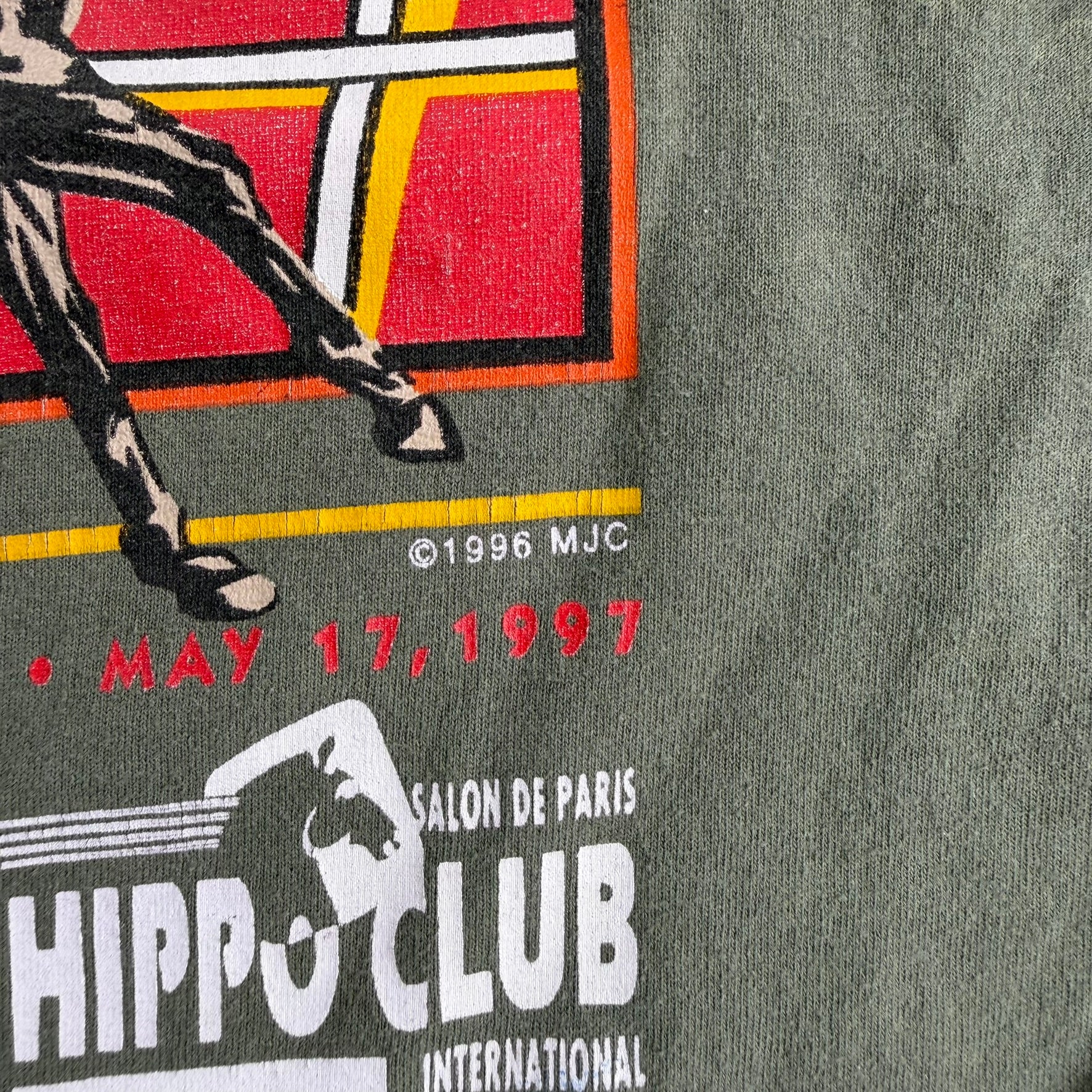 J- Vintage '97 Preakness 122 Horse Racing Graphic Single Stitch Tee - XL