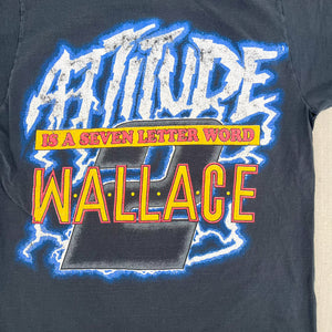 F- Vintage '95 Nascar Dusty Wallace Fear Is An Emotion Single Stitch Tee