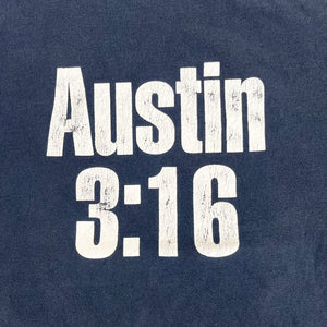 F- Vintage WWE Stone Cold Steve Austin 3:16 & Skull Single Stitch Tee