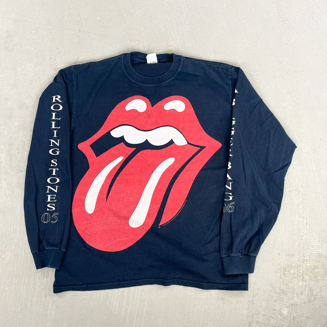 F- Vintage '05-06 The Rolling Stones Tongue Logo Long Sleeve Tee
