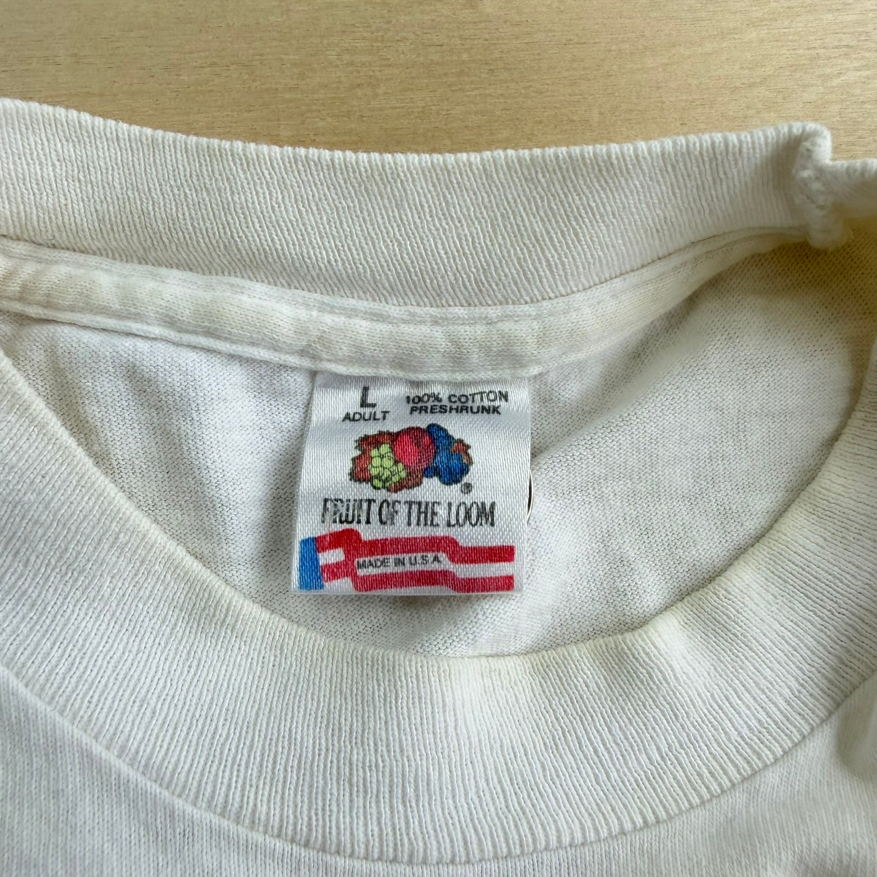 J- Vintage '93 Chicago Jazz & Blues Graphic Made In USA Single Stitch Tee - L