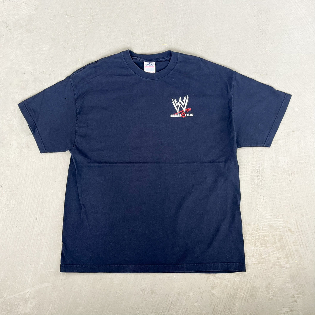 F- Vintage '02 WWE Niagara Falls The Rock Bring It Tee