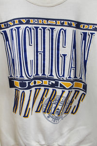 X - Vintage University Of Michigan Wolverines Crewneck
