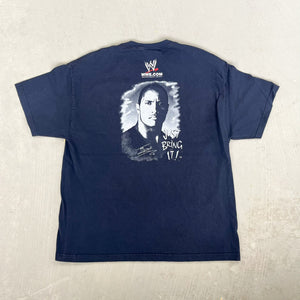 F- Vintage '02 WWE Niagara Falls The Rock Bring It Tee
