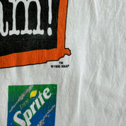 J- Vintage '95 New York Knicks NBA Sprite I Love This Team! Graphic Made In USA Single Stitch Tee - XL