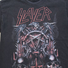 Load image into Gallery viewer, D- 2011 Slayer Logo &amp; Script Graphic Tee
