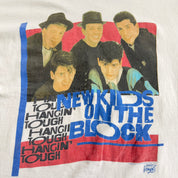 J- Vintage '89 New Kids On The Block Hangin' Around Single Stitch Tee - XL