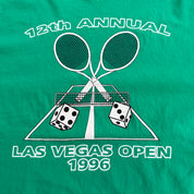 J- Vintage '96 12th Annual Las Vegas Open Tennis Made In USA Single Stitch Tee - XL