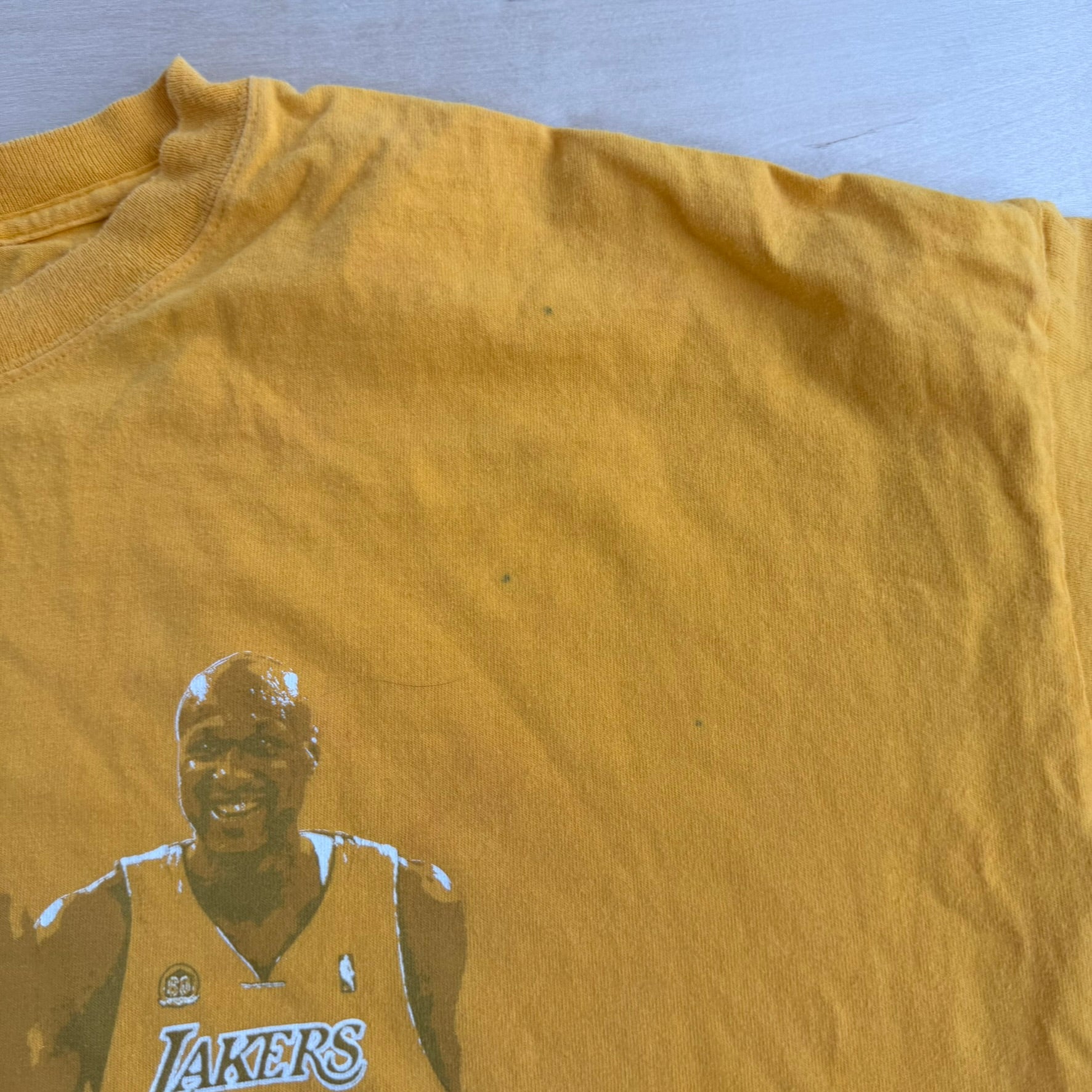 J- '10 Los Angeles Lakers NBA The Lake Show Kobe Shaq Pau Adidas Tee - 2XL
