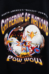 X - 2006 Gathering Of Nations Pow Wow Anvil Tag Tee