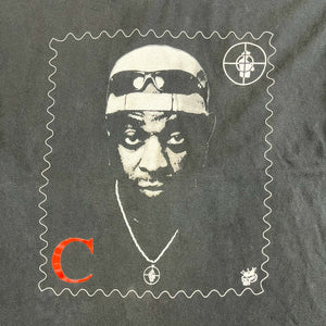 F- Vintage Public Enemy Chuck D Stamp Picture Tee
