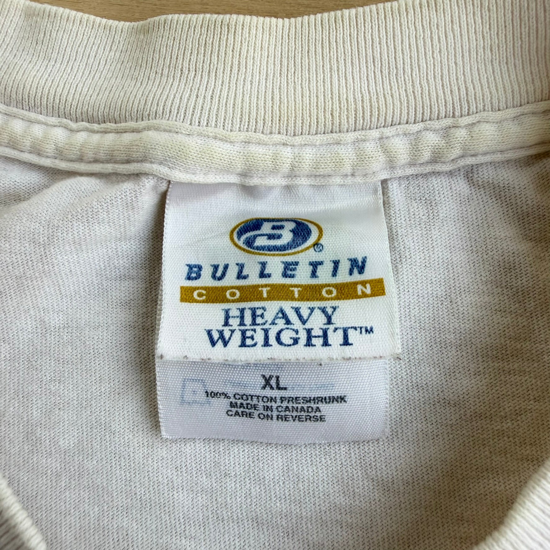 J- Vintage University Of Michigan Football Graphic Single Stitch Tee - XL