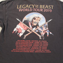 Load image into Gallery viewer, D- 2019 Iron Maiden Legacy Of The Beast Canada Tour Tee
