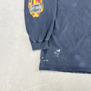 F- Vintage '00 Harley Davidson Saskatoon Saskatchewan Long Sleeve Tee