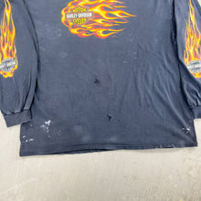 Load image into Gallery viewer, F- Vintage &#39;00 Harley Davidson Saskatoon Saskatchewan Long Sleeve Tee
