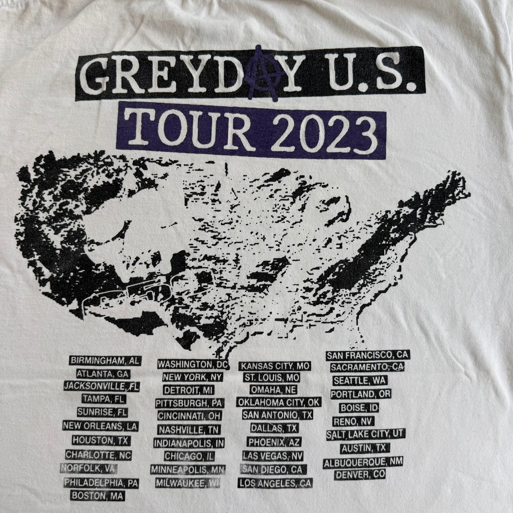 J- '23 $uicide Boy$  Grey Day 2023 Tour Graphic Tee - L