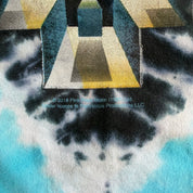 J- '16 Pink Floyd Dark Side Of The Moon Graphic Liquid Blue Tag Tie Dye Tee - 2XL Big