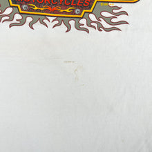 Load image into Gallery viewer, F- Vintage &#39;01 Harley Davidson Flames Graphic &amp; Logo Tee
