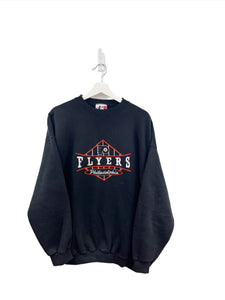 X - Vintage Logo Athletic NHL Philadelphia Flyers Embroidered Crewneck