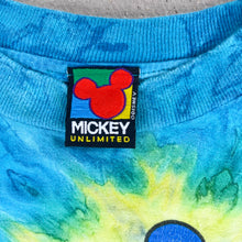 Load image into Gallery viewer, F- Vintage Disney Mickey/Goofy/Donald Tie Dye Single Stitch Tee
