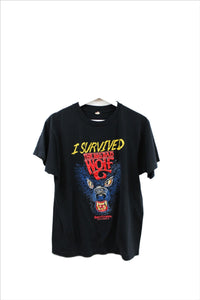 X - Vintage Single Stitch I Survived The Big Bad Wolf Screen Star Tee