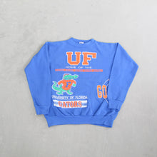 Load image into Gallery viewer, D- Vintage Gators University Of Florida Jumbo Print Crewneck
