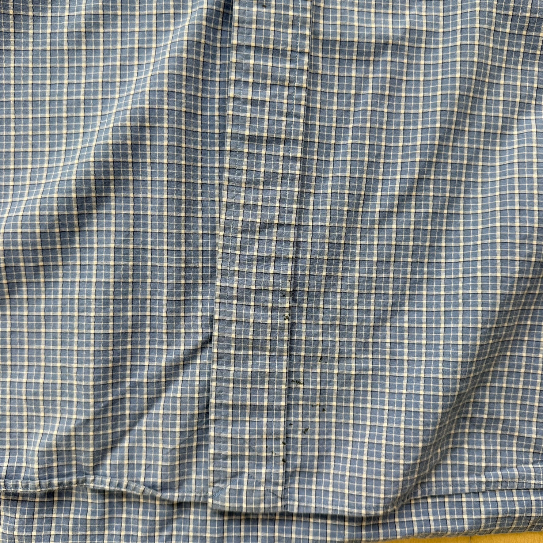 J- Vintage Polo RL Embroidered Logo Gingham Pattern Button Down Shirt - 3XL Tall