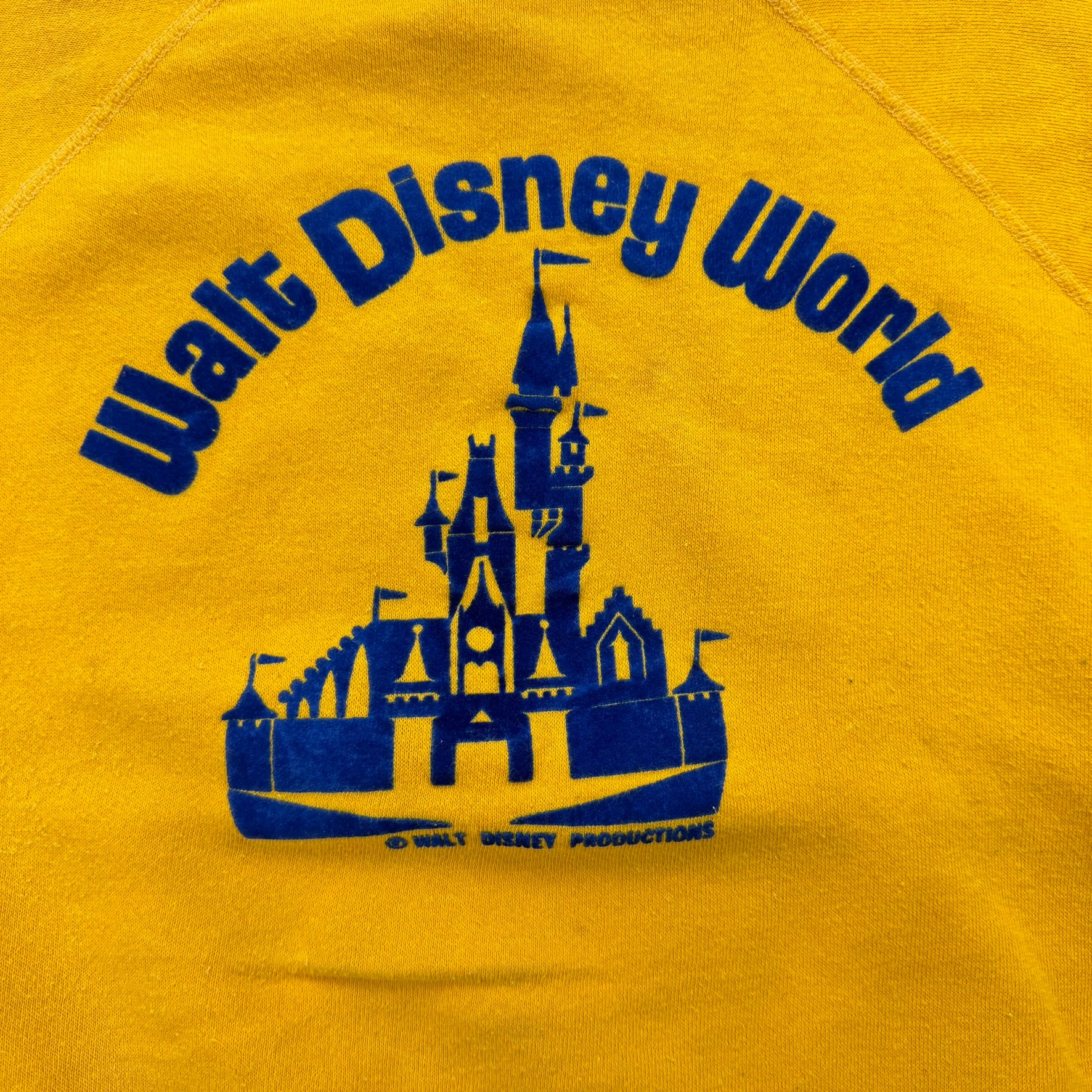 J- Vintage 90's Disney Walt Disney World Felt Print Graphic Crewneck - XL