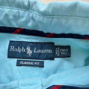 J- Vintage Polo RL Embroidered Logo Teal Button Down Shirt - 2XL Tall