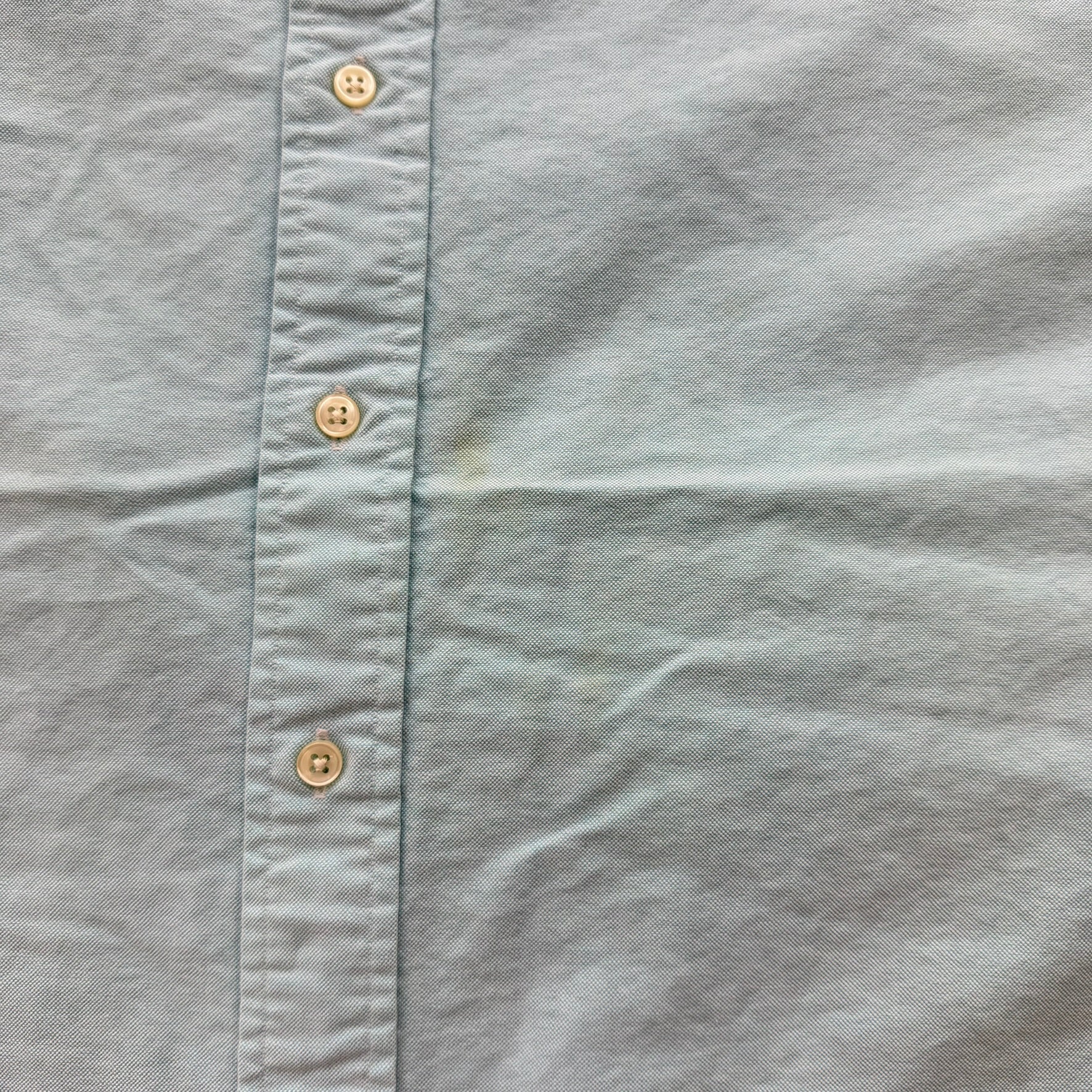 J- Vintage Polo RL Embroidered Logo Teal Button Down Shirt - 2XL Tall