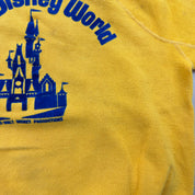 J- Vintage 90's Disney Walt Disney World Felt Print Graphic Crewneck - XL