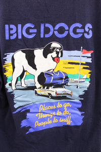 X - Vintage Single Stitch Big Dogs Santa Barbara Places To Be Tee