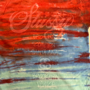 J- Vintage Stussy Cities Text Graphic Tie Dye Tee - S