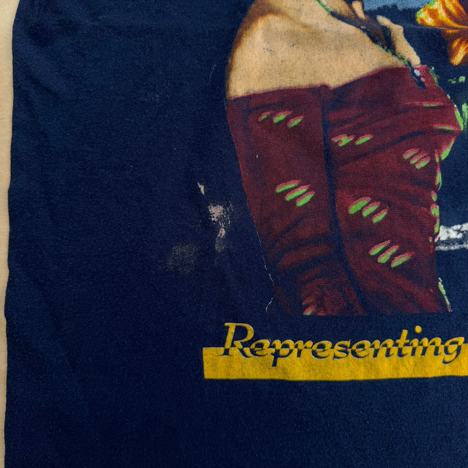 J- Vintage '90 Little Feat Representing the Mambo Album Cover Made In USA Single Stitch Tee - L