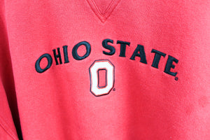 Ohio State Embroidered Logo Crewneck