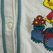 J- Vintage '95 Looney Tunes Tweety Bird Gardner Baseball Jersey - XL