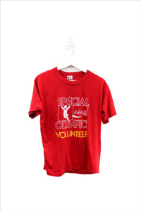 X - Vintage Single Stitch Coca Cola Special Olympics Volunteer Tee