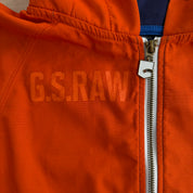J- Vintage G-Star Raw Text Logo Zip Up Hoodie - M