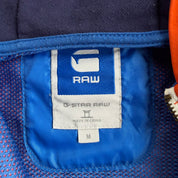 J- Vintage G-Star Raw Text Logo Zip Up Hoodie - M