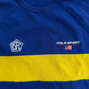 J- Vintage Polo Sport RL FSFC Embroidered Logo Long Sleeve Tee - M