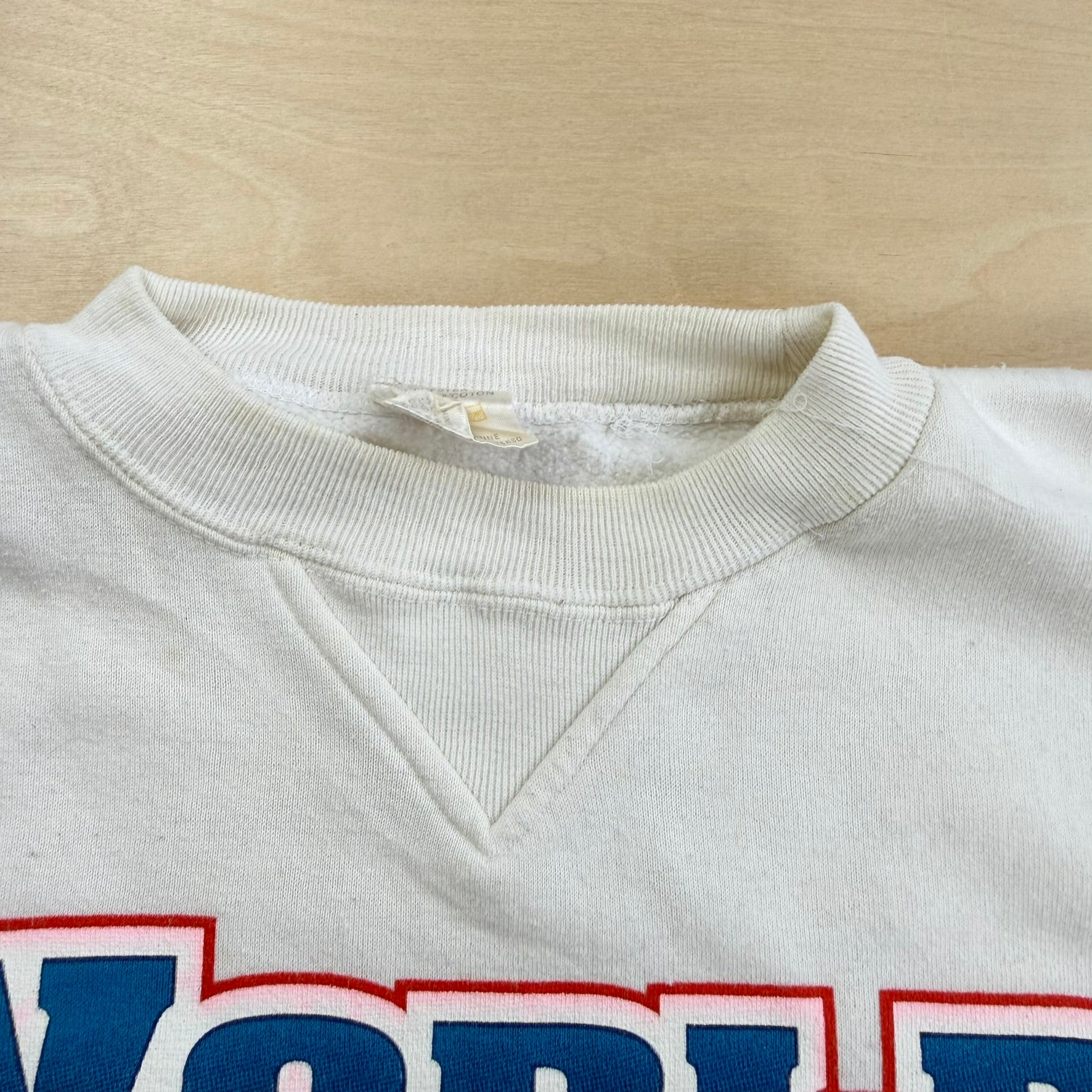 J- Vintage '93 Toronto Blue Jays MLB World Series Champions Graphic Crewneck - M