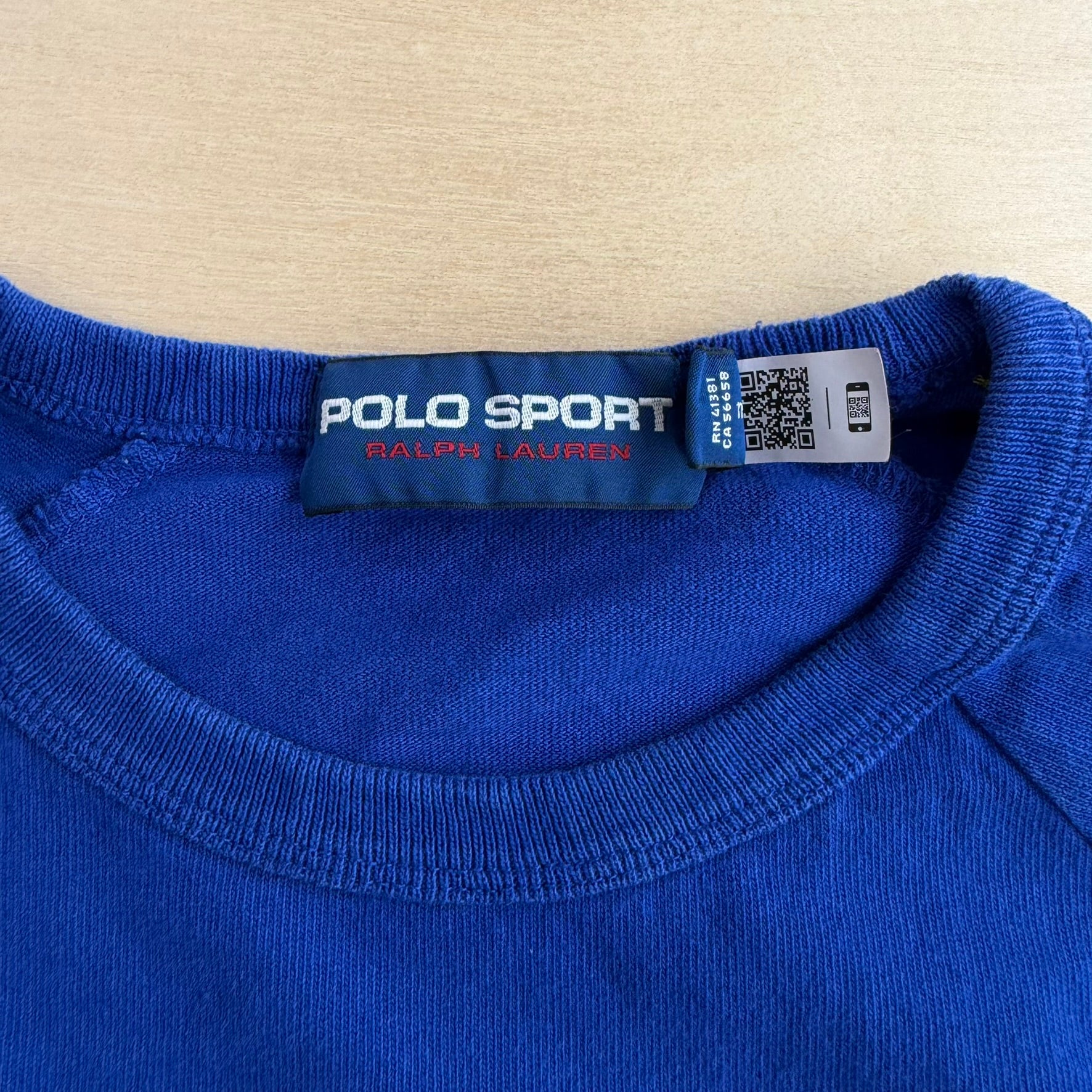J- Vintage Polo Sport RL FSFC Embroidered Logo Long Sleeve Tee - M