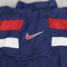 Load image into Gallery viewer, D- Vintage 90s Nike Color Block Zip Up Windbreaker Navy/Red
