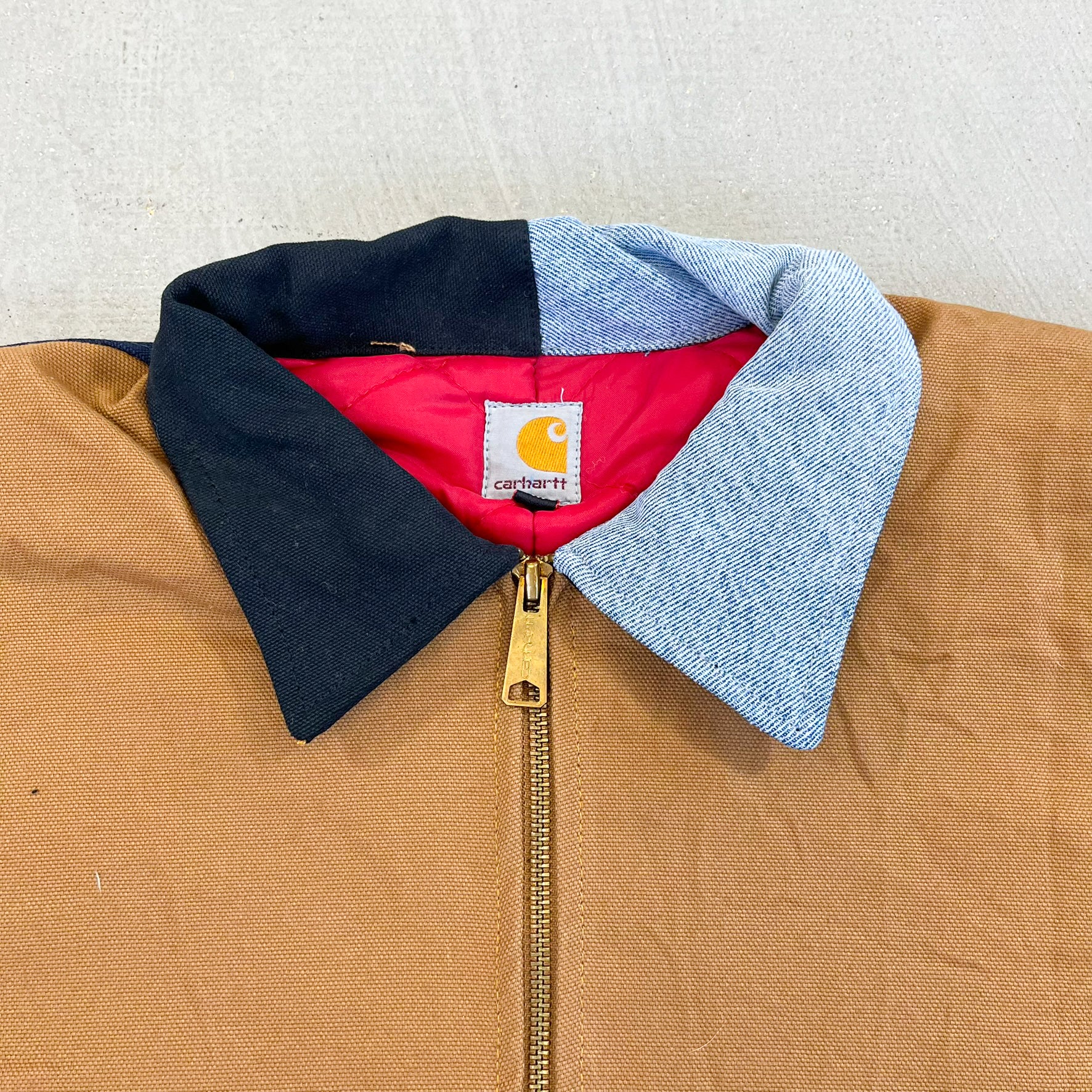 F- Reworked Carhartt Collared Work Jacket