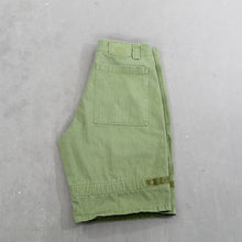 Load image into Gallery viewer, D- Vintage Marithé Francois Girbaud Green Denim Carpenter Jorts
