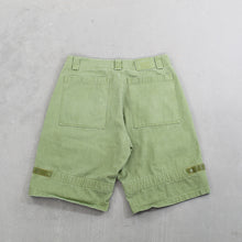 Load image into Gallery viewer, D- Vintage Marithé Francois Girbaud Green Denim Carpenter Jorts
