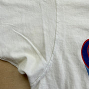 J- Vintage '92 Calgary Stampeders Vs Winnipeg Blue Bombers CFL Grey Cup Graphic Made In USA Single Stitch Tee - XL (fits L)