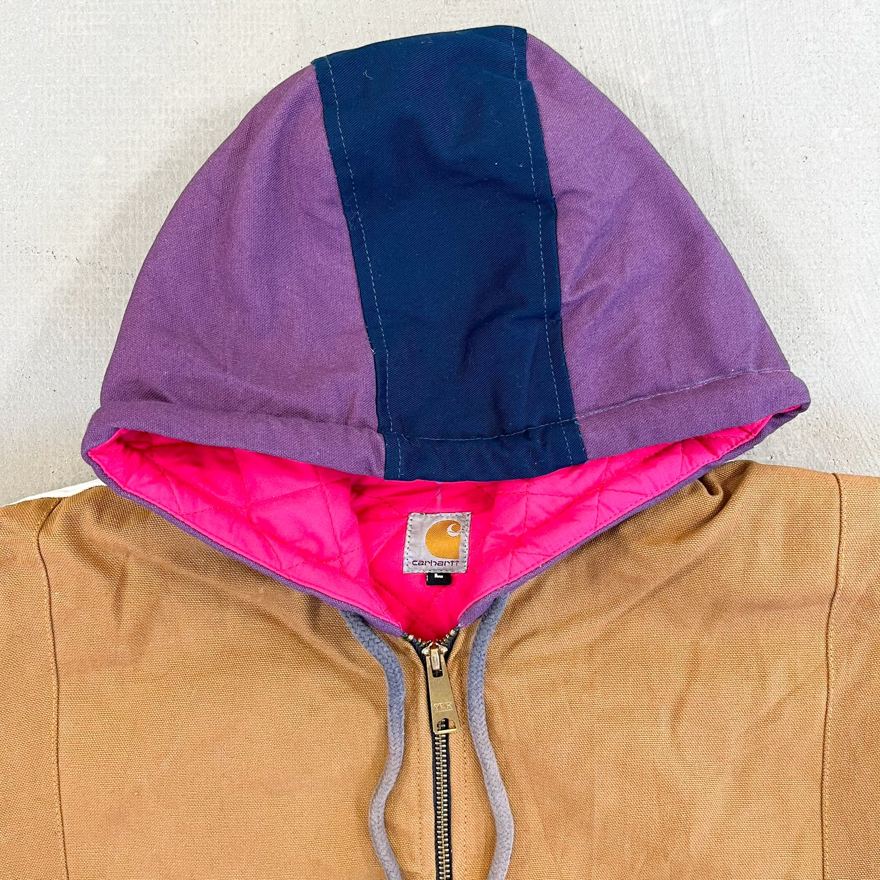 F- Reworked Carhartt Hooded Work Jacket