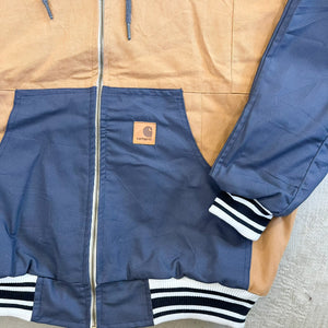 F- Reworked Carhartt Hooded Work Jacket